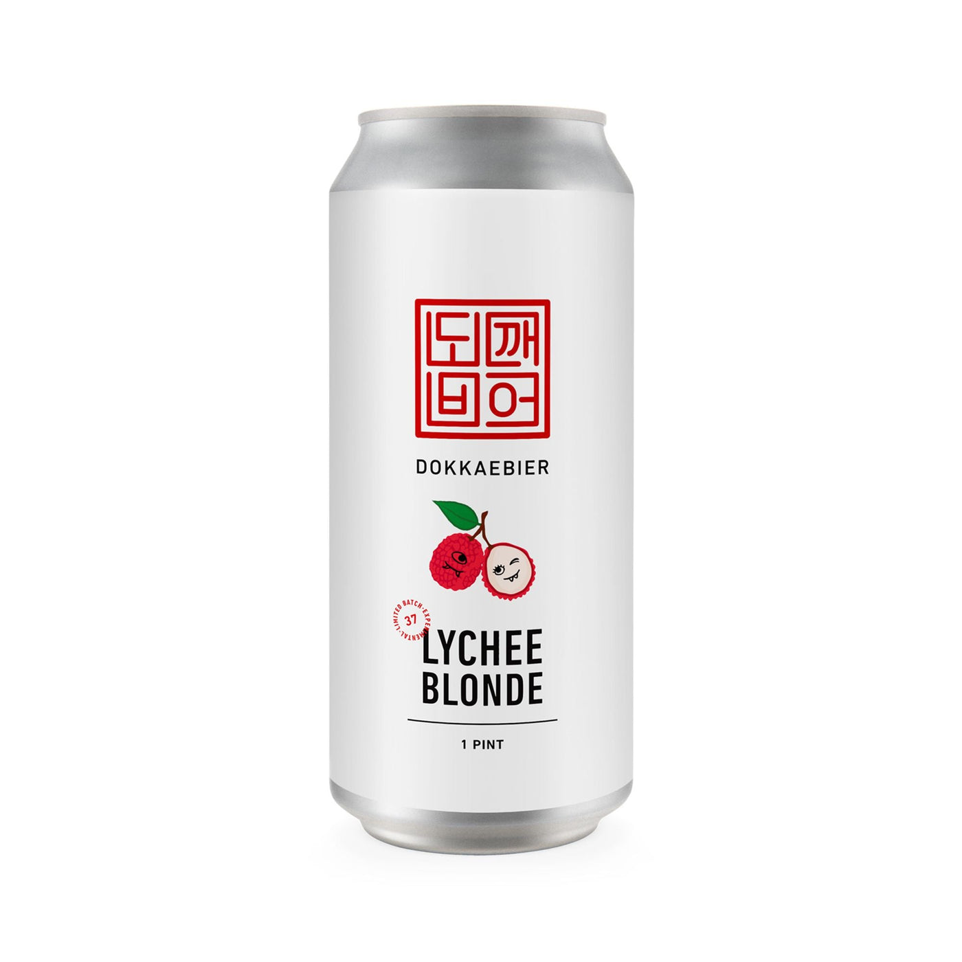 Dokkaebier Lychee Blonde Batch 37 can artwork