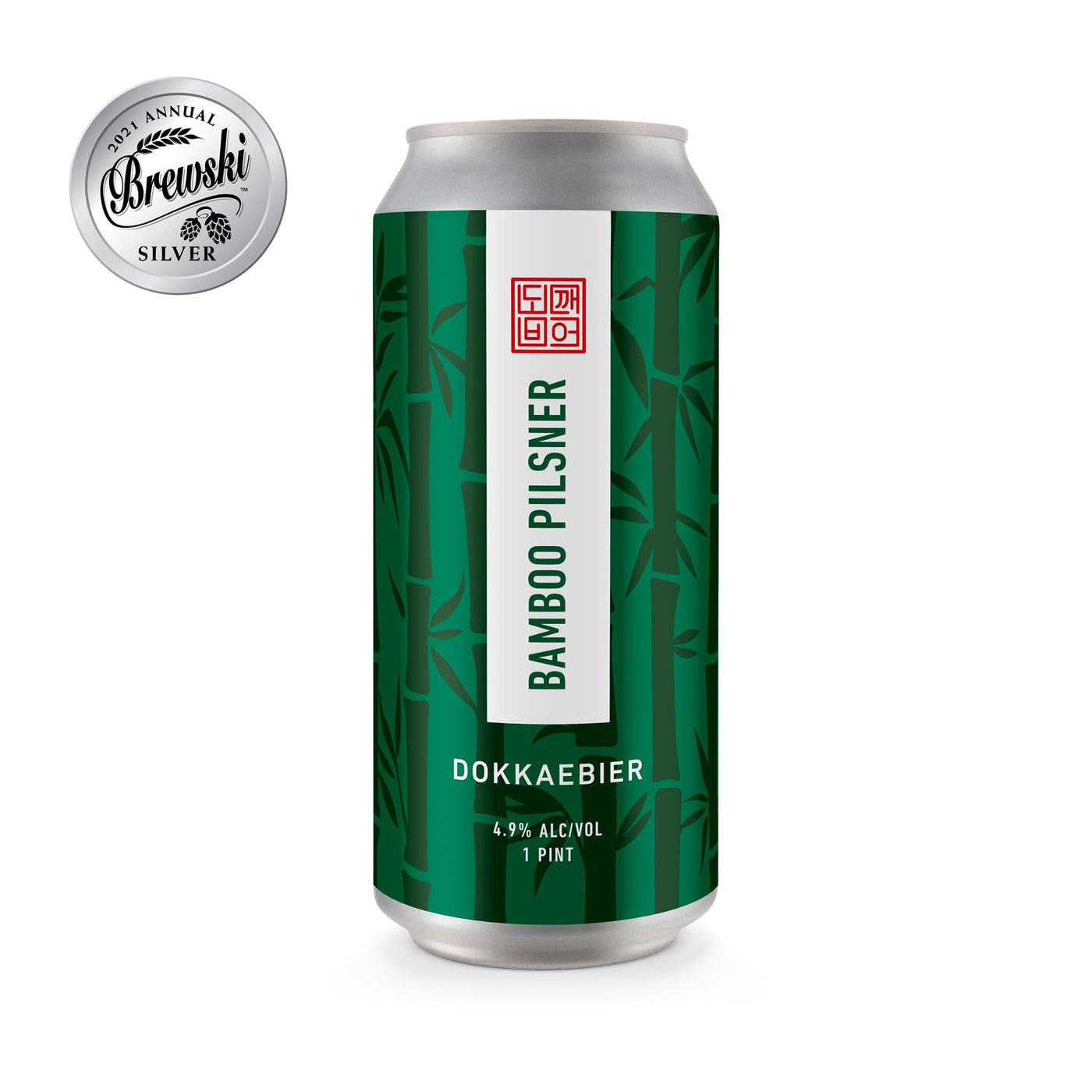 Dokkaebier Bamboo Pilsner can artwork