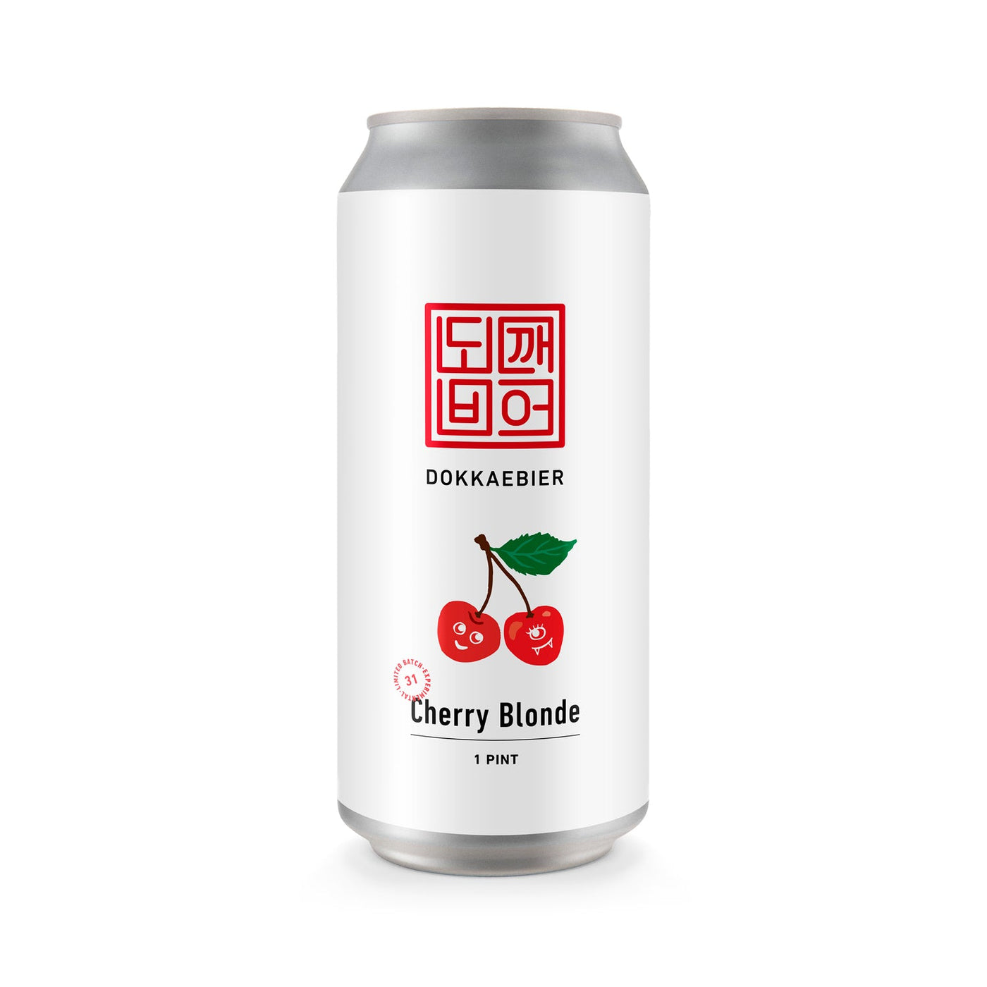 Dokkaebier Cherry Blonde Batch 31 experimental can artwork
