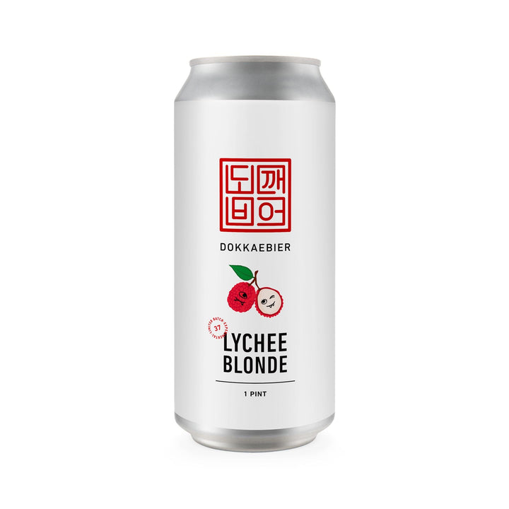 Dokkaebier Lychee Blonde Batch 37 can artwork