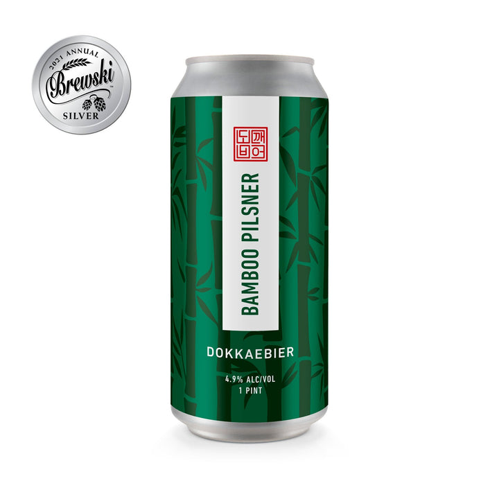Dokkaebier Bamboo Pilsner can artwork