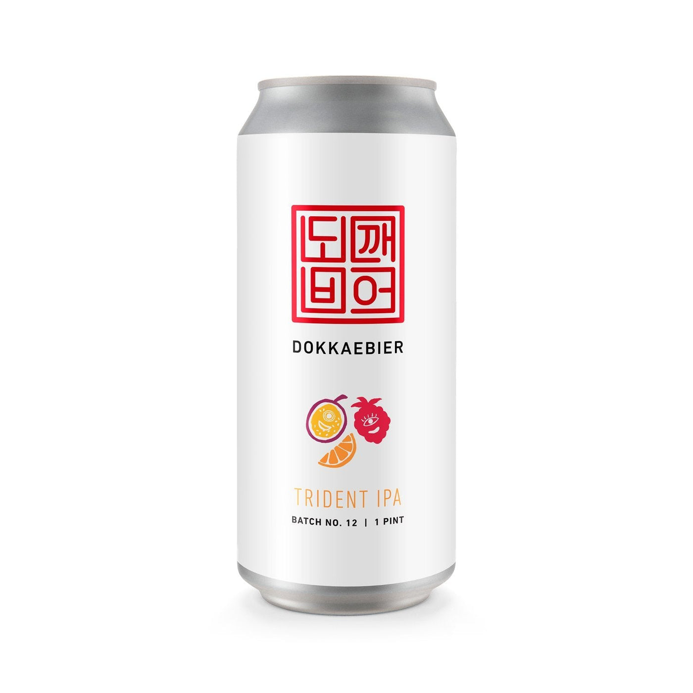 Dokkaebier Trident IPA Batch 12 experimental can artwork