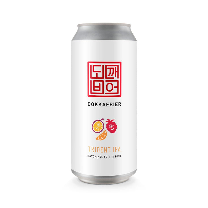 Dokkaebier Trident IPA Batch 12 experimental can artwork