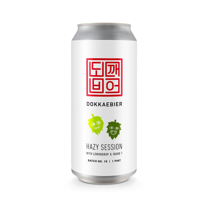 Dokkaebier Hazy Session batch 18 can artwork