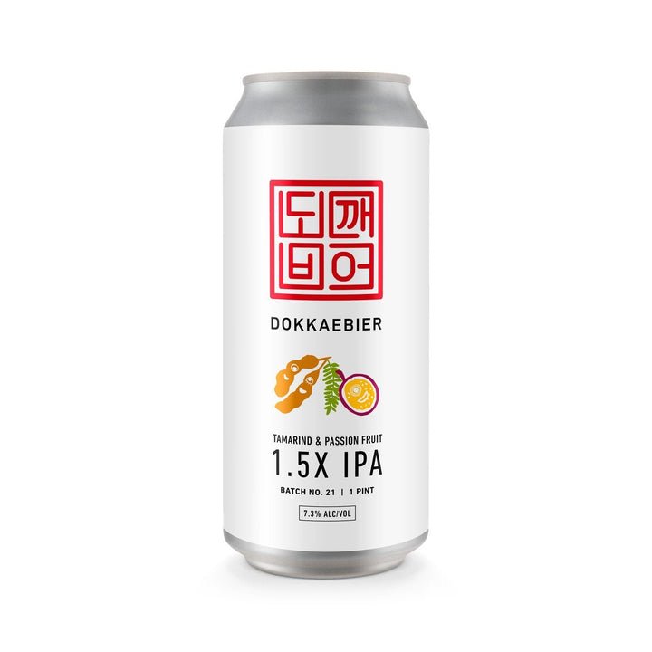 Dokkaebier 1.5X IPA batch 21 can artwork