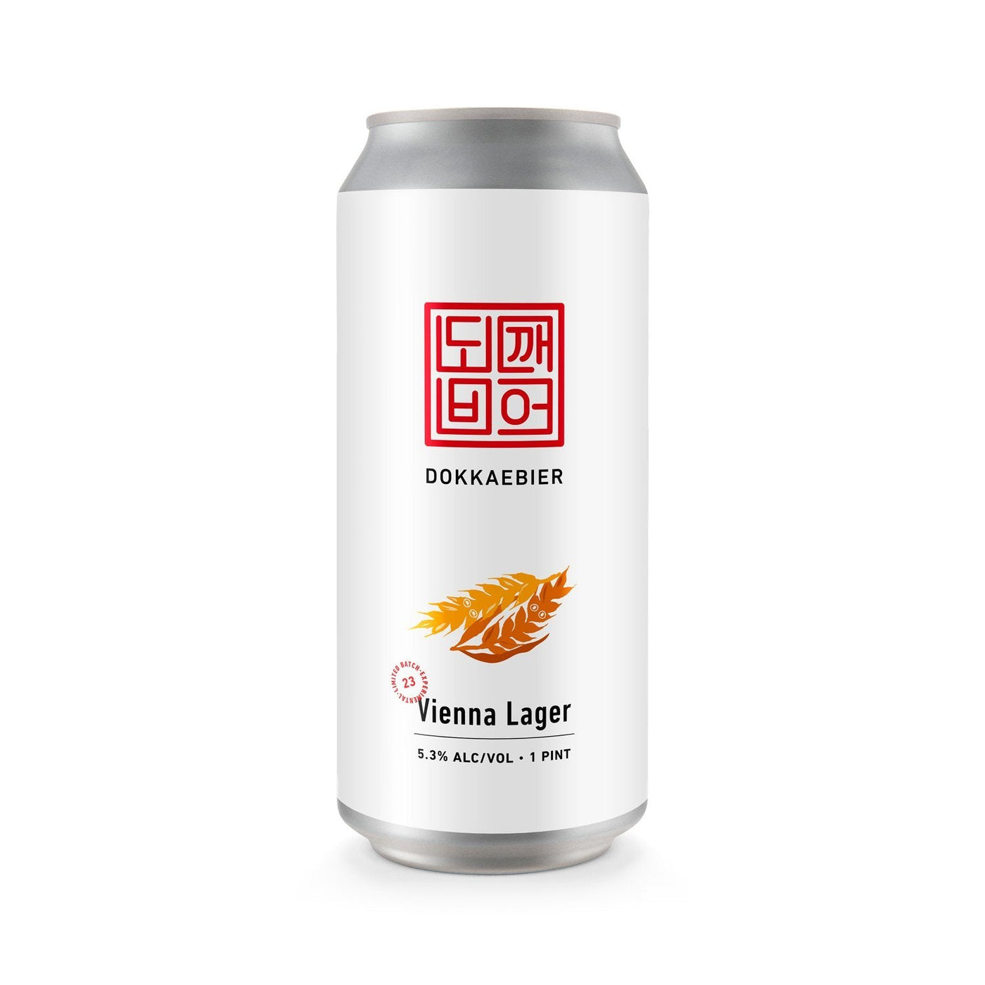 Dokkaebier Vienna Lager Batch 23 experimental can artwork