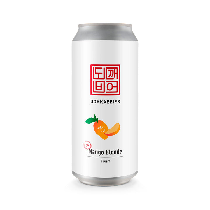 Dokkaebier Mango Blonde Batch 28 experimental can artwork