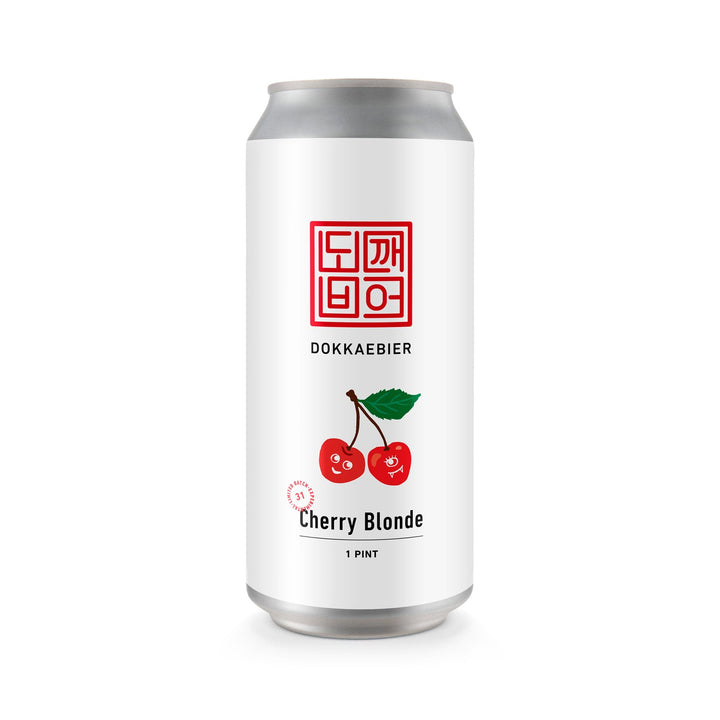 Dokkaebier Cherry Blonde Batch 31 experimental can artwork