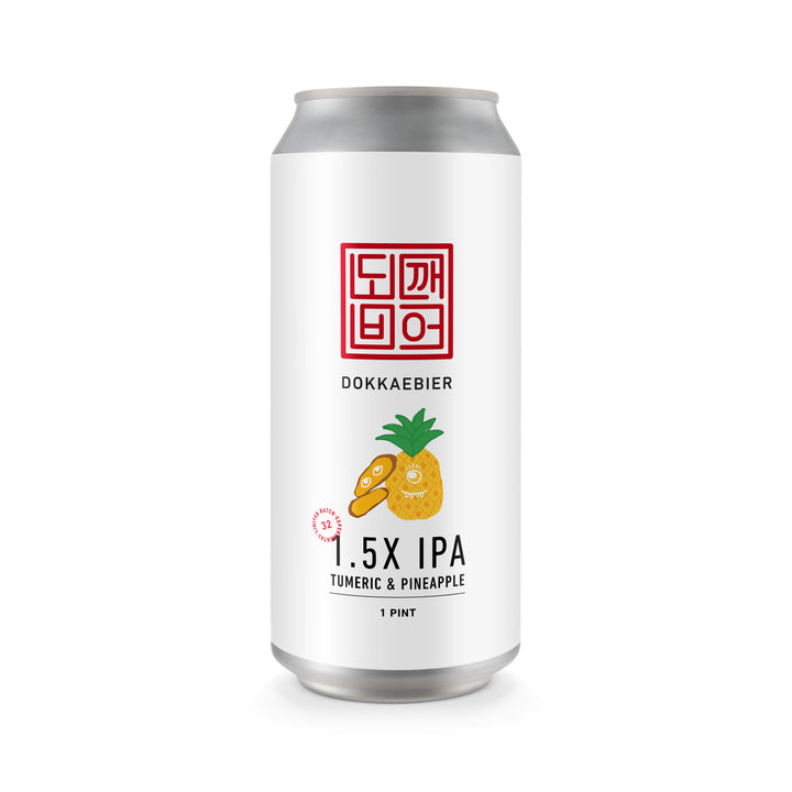 Dokkaebier 1.5X IPA batch 32 can artwork