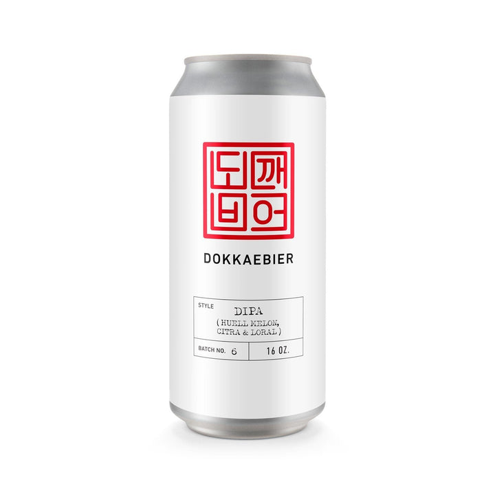 Dokkaebier DIPA (Huell Melon, Citra & Loral) Batch 6 experimental can artwork