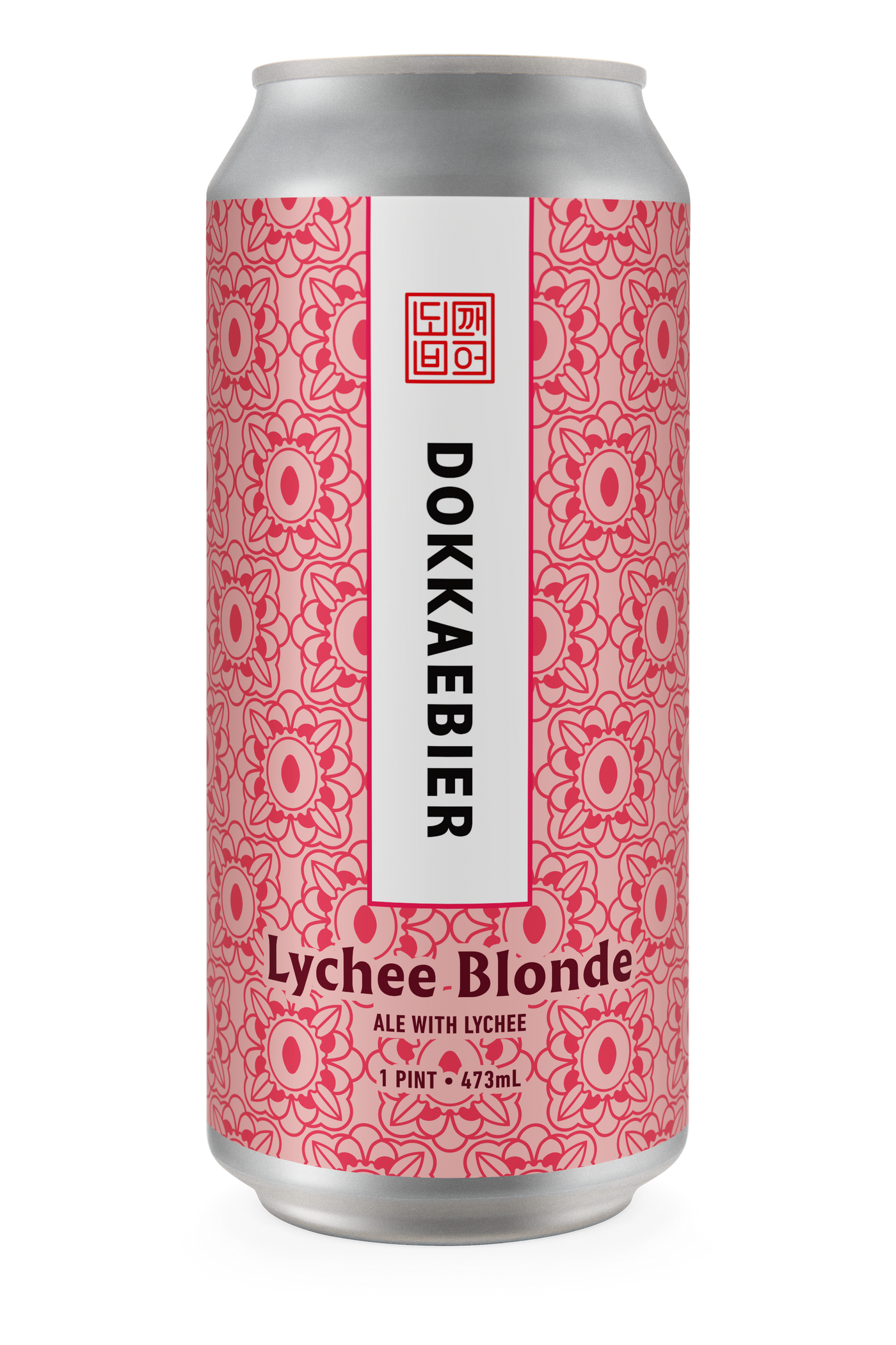 Dokkaebier Lychee Blonde retail can artwork