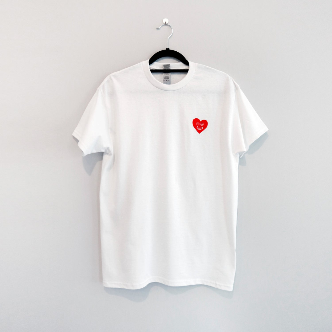 Heart Dokkaebi White T-shirt