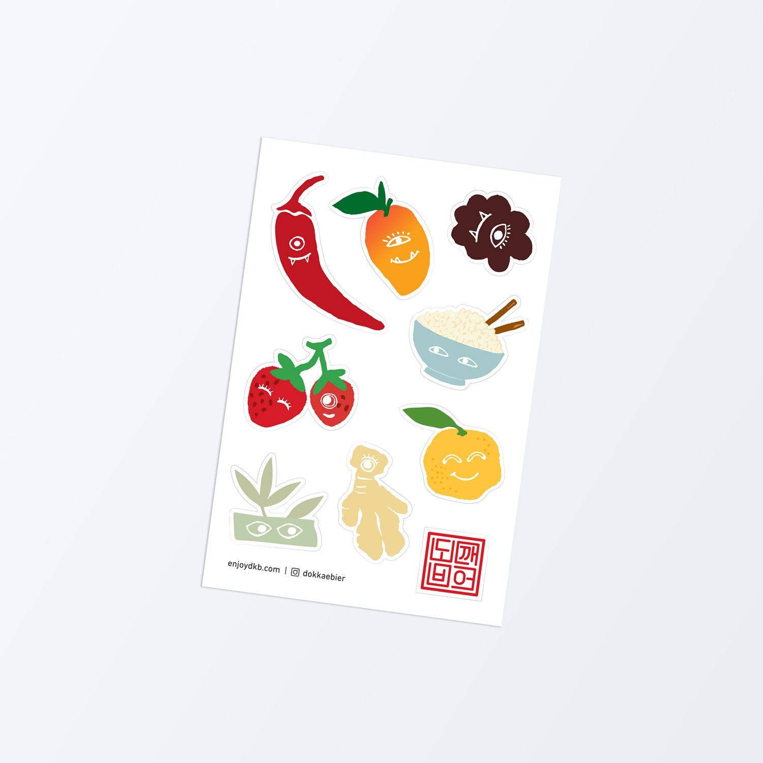 Dokkaebi Character Sticker Set